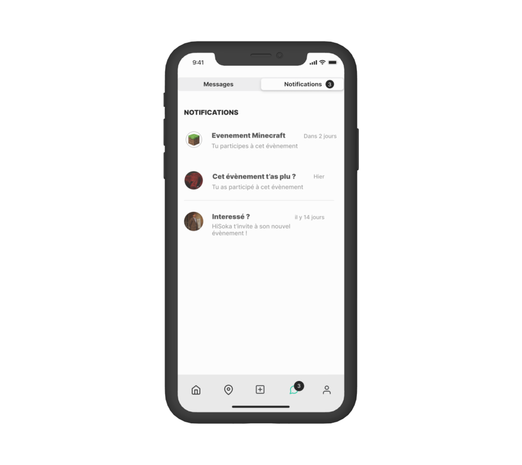 Gevent notifications