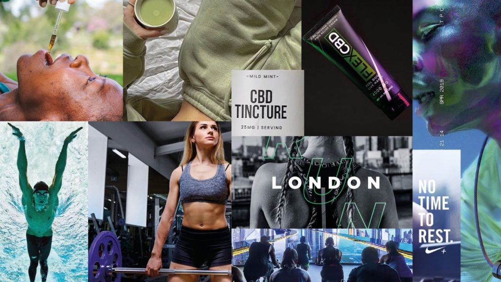 CBD FIT moodboard