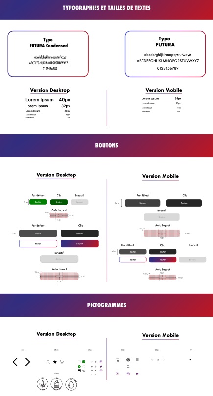 CBD FIT ui kit 2