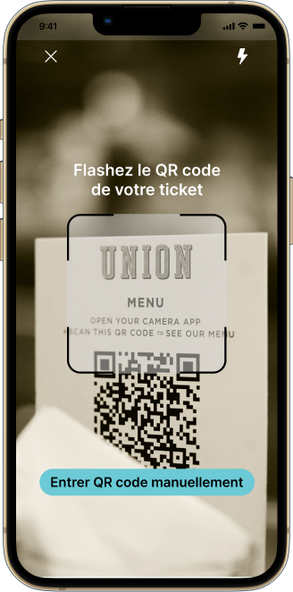 Yummy QR code
