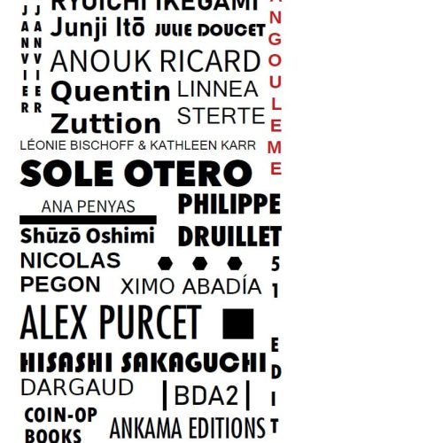 affiche Angoulême typographie